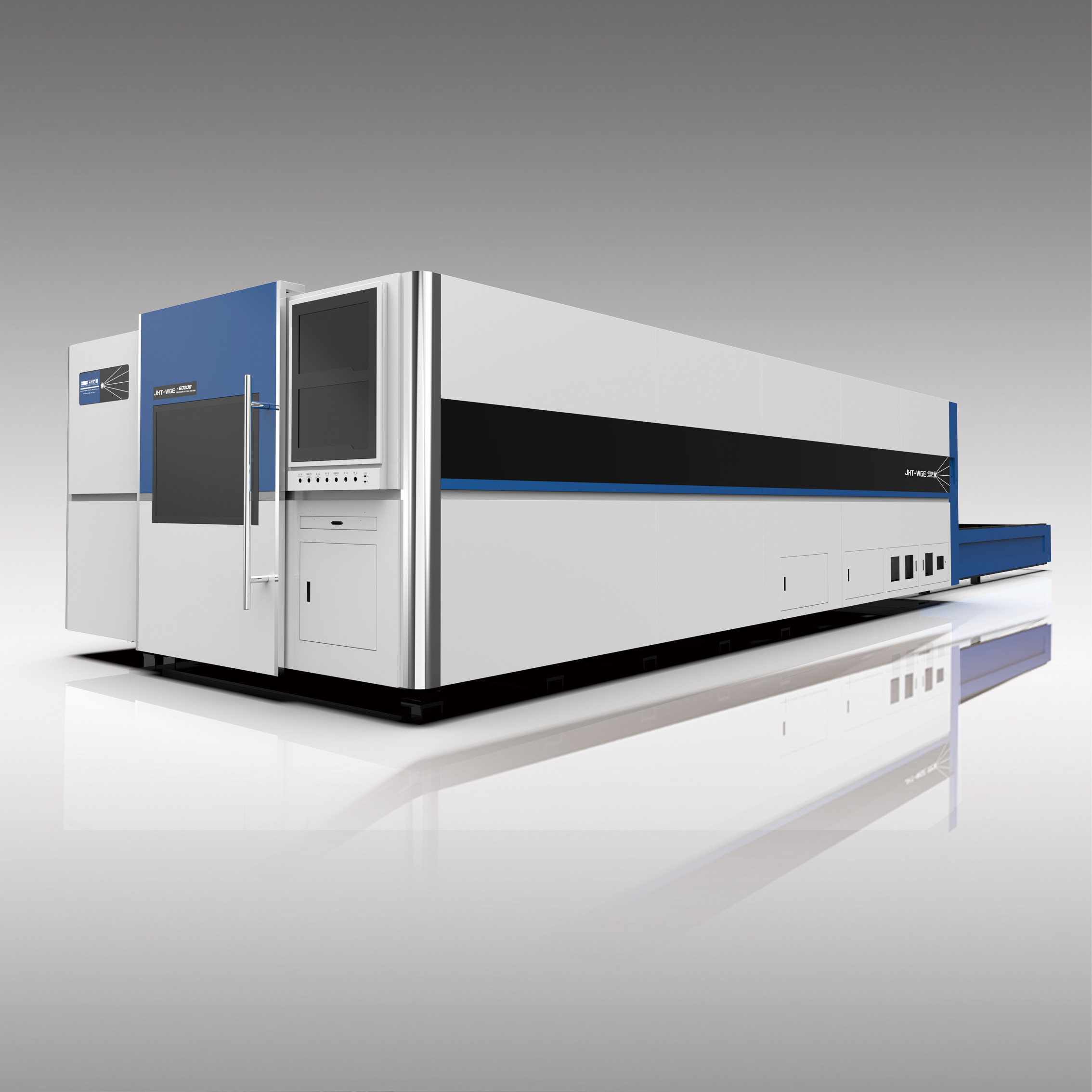 WGE SERIES EXCHANGETABLE TYPE FIBER LASER CUTTING 6020 MODEL 