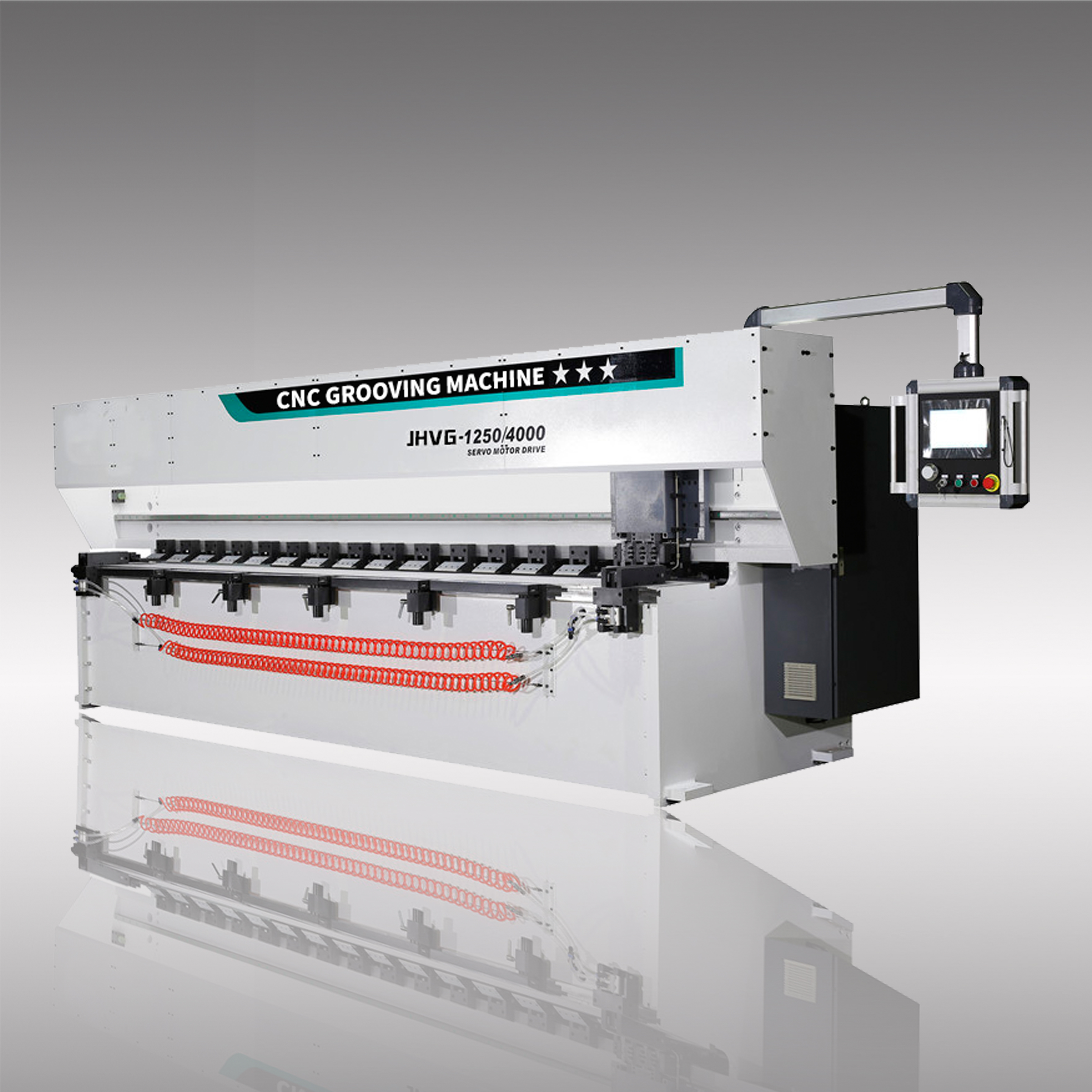 VERTICAL TWO HEAD CUTTING CNC GROOVING MACHINE 